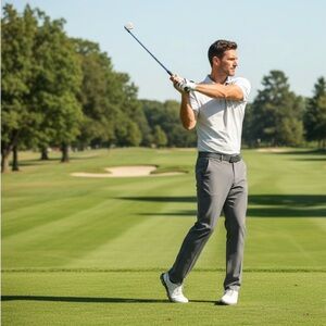 Greg Norman Gray  performamce slacks 32x30